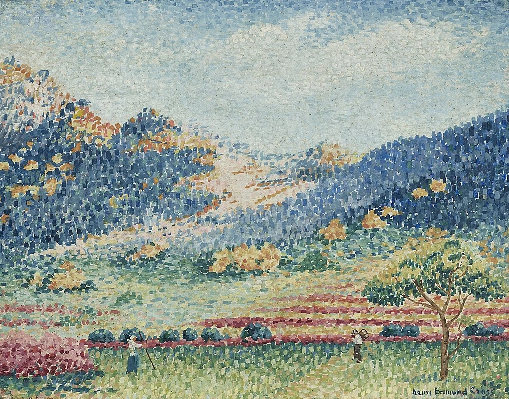 Paesaggio con le piccole montagne moresche